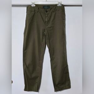 Women's Olive Green Casual Pants